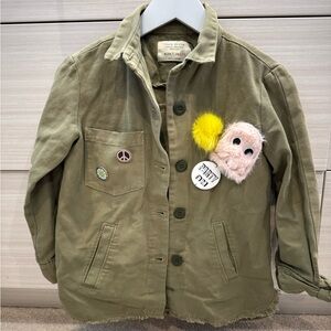 Zara girld thist jacket euc